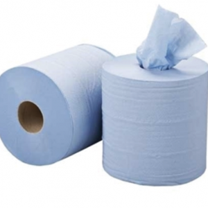 Blue Centerfeed Rolls 2 ply  Napkins