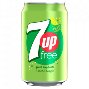 7up Free Lemonade Cans