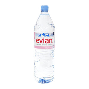 Evian Water Bottle