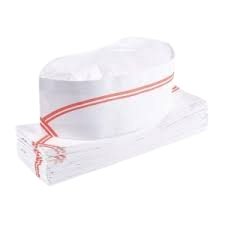 Chef Paper Hat Red/Blue Stripes